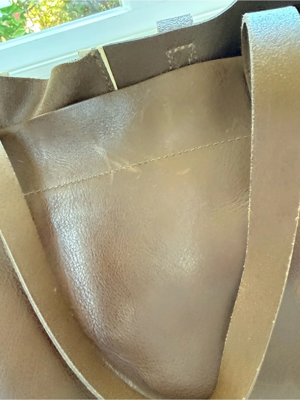 Madewell Brown The Transport Tote Suede Inset Edition